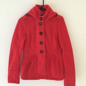 Red Pea Coat